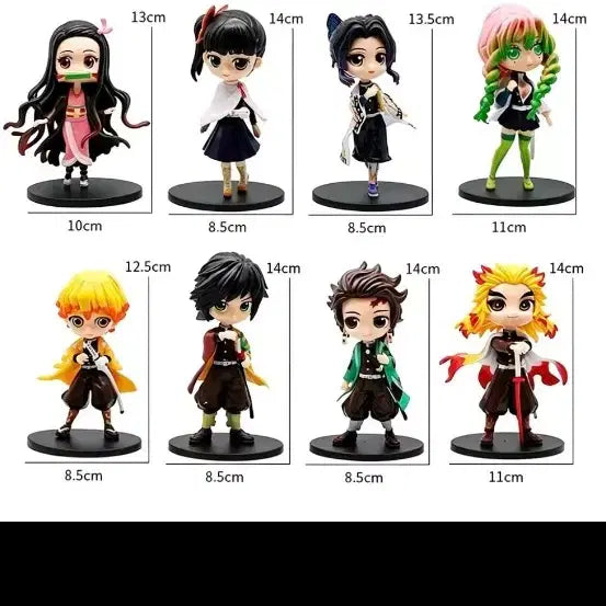 [BUNJANG] Demon Slayer Figure Set (8 Types) / 귀멸의 칼날 피규어 세트 8종