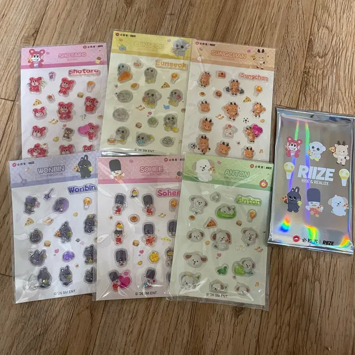[BUNJANG] RIIZE Pizza Hut Sticker Set / 라이즈 피자헛 스티커 세트