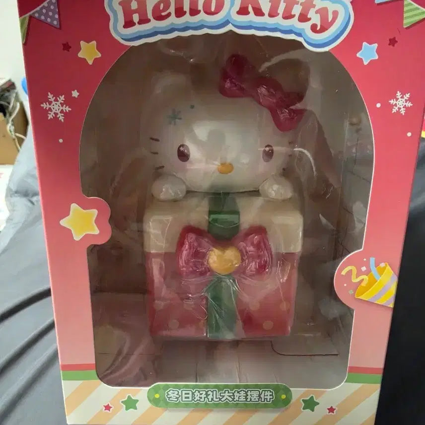 [BUNJANG] Hello Kitty Gift Box Figure / 헬로키티 선물 상자 피규어