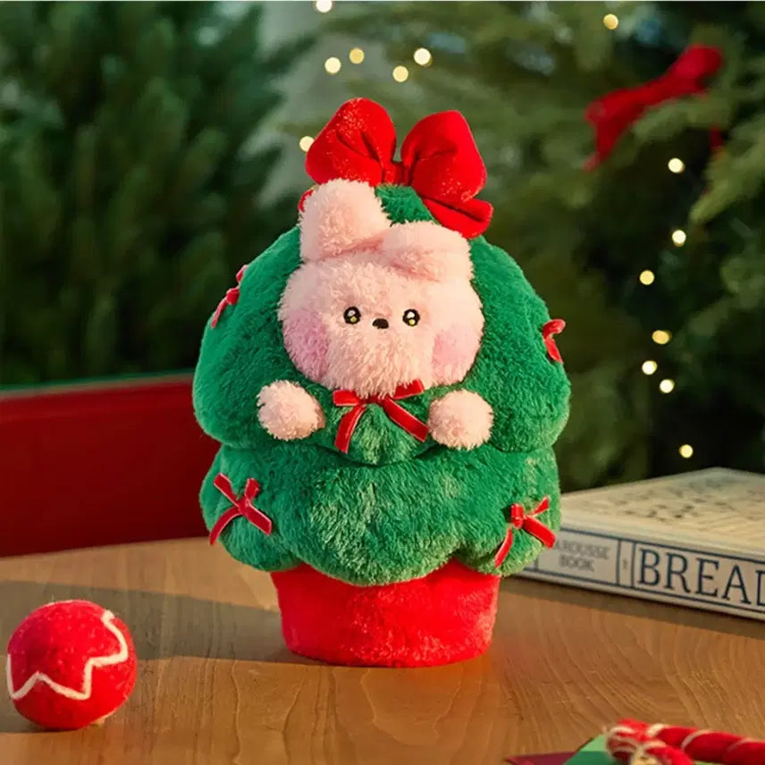 [BUNJANG] BTS BT21 Cooky Minini Holiday Tree Plush (Sealed) / 방탄소년단 BT21 쿠키 미니니 홀리데이 인형 미개봉 BT21 cooky minini holiday tree plush