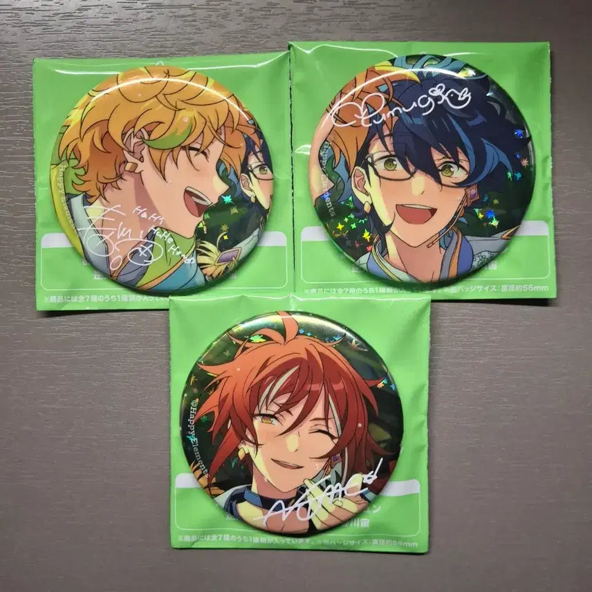 [BUNJANG] Ensemble Stars Switch Natsume, Tsumugi, Sora 10th Anniversary Can Badge Bundle Set / 일괄) 앙스타 스위치 나츠메 츠무기 소라 10주년 캔뱃지 판매 양도