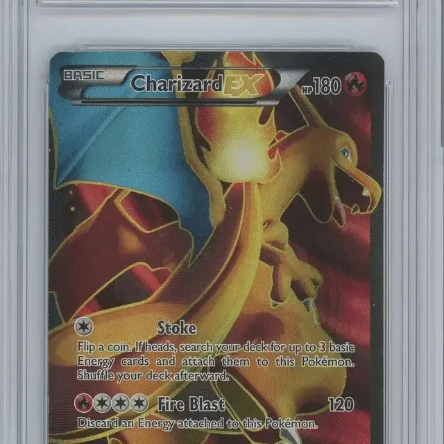 [BUNJANG] Pokemon Card Charizard EX SR 20th Anniversary Grade 7 / 포켓몬카드 [brg7등급] 20주년 리자몽EX SR