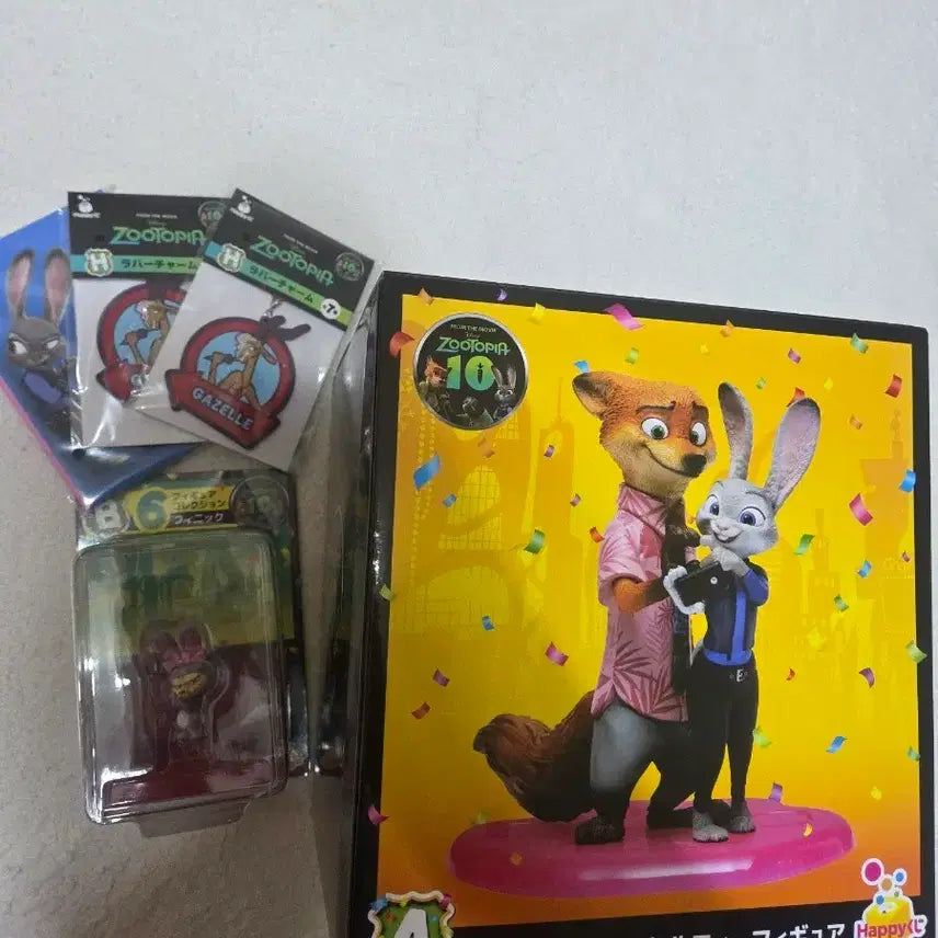 [BUNJANG] Zootopia 10th Anniversary Kuji A Prize + B Nick Figure Bundle / 미개봉 주토피아 10주년 쿠지 a상+핀닉 피규어 판매합니다.