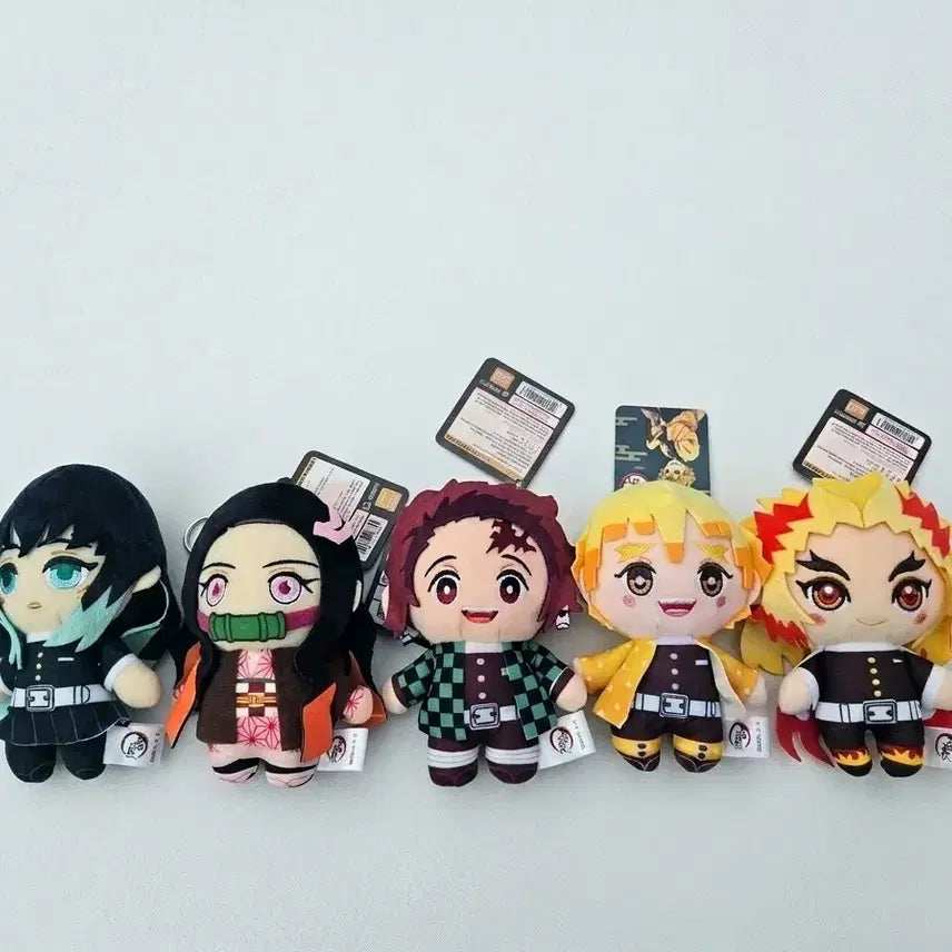 [BUNJANG] Demon Slayer 5 Types Keychains Set (New) / 귀멸의 칼날 키링 5종 (새 상품)