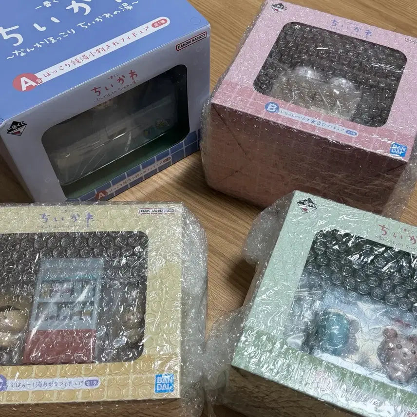 [BUNJANG] Monzakkwi Onsen Lottery ABCD Figure Bundle Set / 택포 15) 먼작귀 온천 쿠지 ABCD 피규어 일괄
