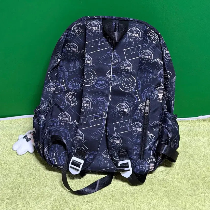 [BUNJANG] LaBooBoo Patterned Backpack / 라부부 가방 새상품