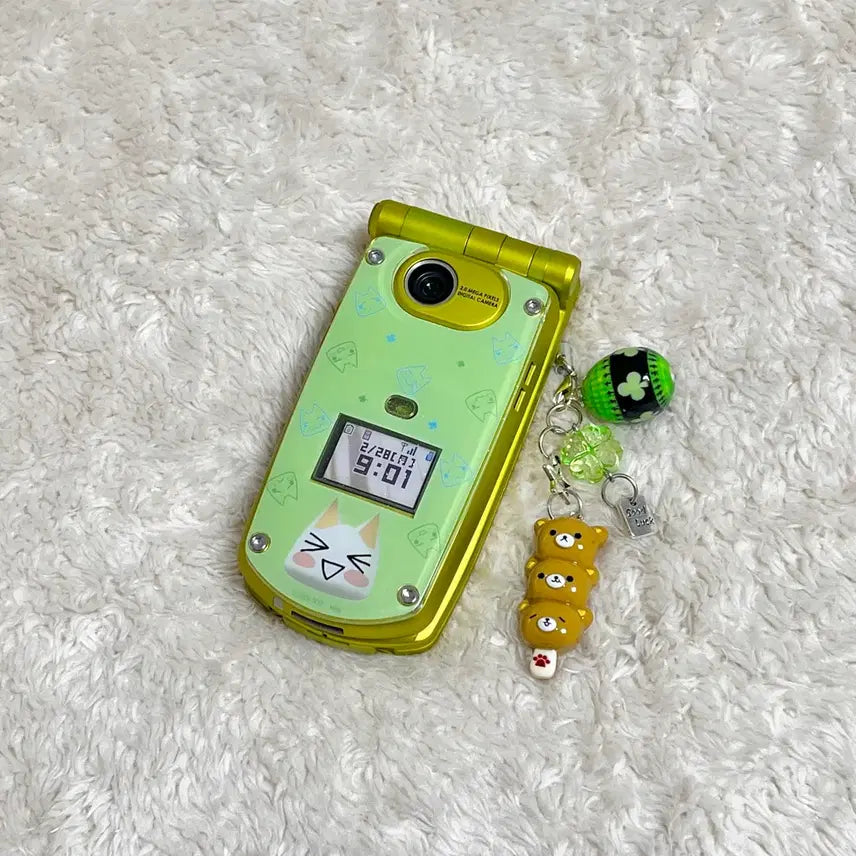 [BUNJANG] Dokodemo Issho Toro Mock-up Phone Classic Japanese Folder Phone Y2K / [반자동] 도코데모잇쇼 토로 목업폰 모형폰 고전 일본 폴더폰 핸드폰 휴대폰 y2k