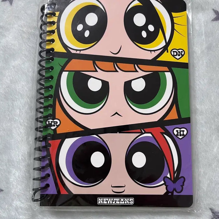 [BUNJANG] NewJeans Powerpuff Girls Spring Notebook / 파워퍼프걸 뉴진스 스프링 노트
