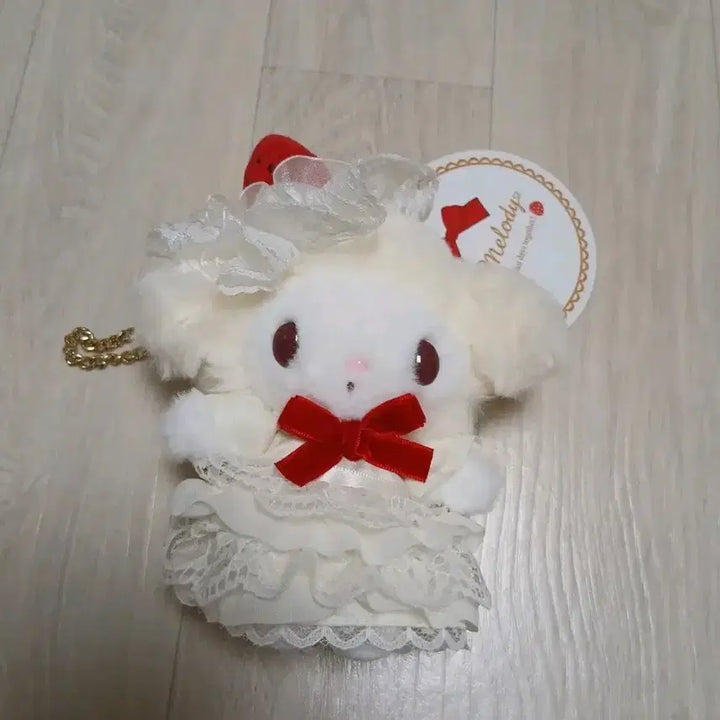 [BUNJANG] Sanrio My Melody Shortcake Mascot Plush Keychain / 산리오 마이멜로디 쇼트케이크 마스코트 인형 키링