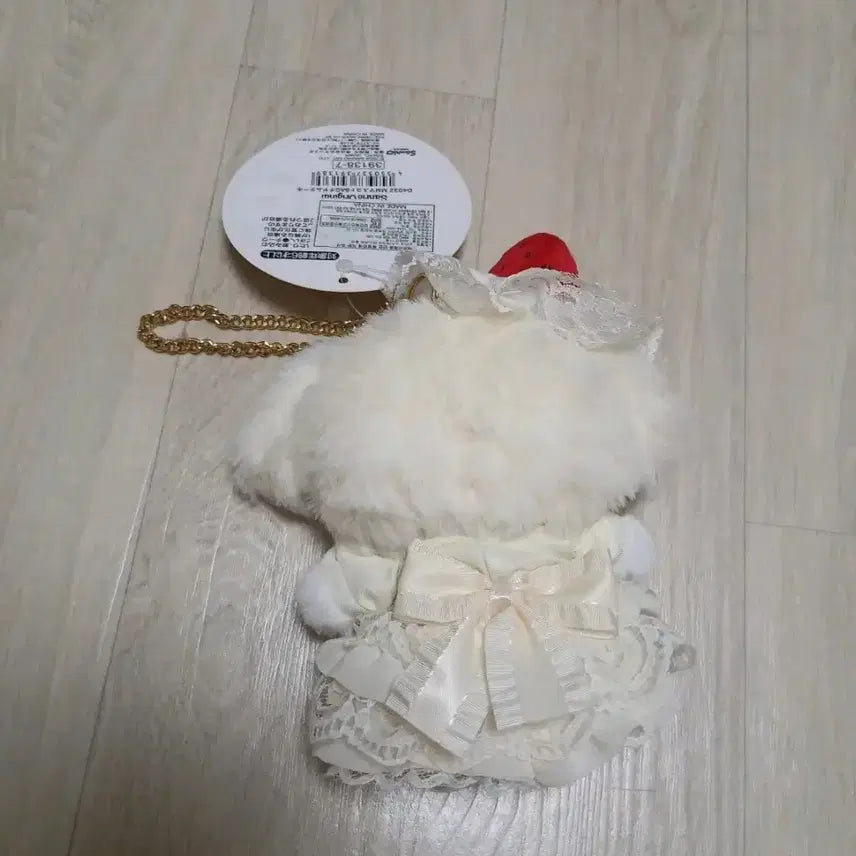 [BUNJANG] Sanrio My Melody Shortcake Mascot Plush Keychain / 산리오 마이멜로디 쇼트케이크 마스코트 인형 키링