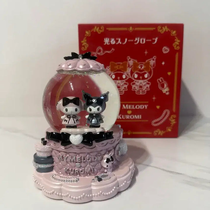 [BUNJANG] Sanrio My Melody &amp; Kuromi Snow Globe 2023 / 산리오 2023 마이멜로디 쿠로미 스노우글로브