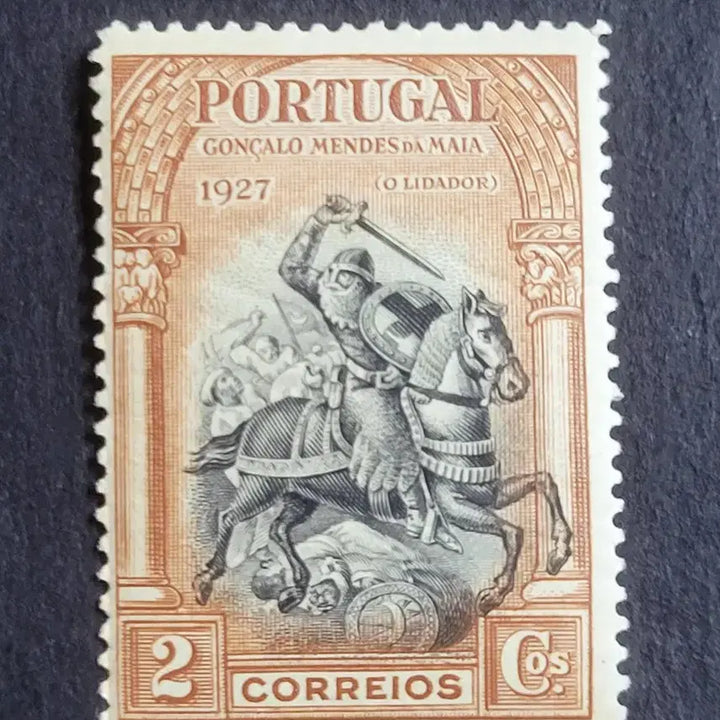 [BUNJANG] 1927 Portugal Independence War Commemorative Stamps (4 types) - Batalha de Montijo / 1927년 포루투갈 독립전쟁기념우표 4종몽티주전투 Batalha de Montijo