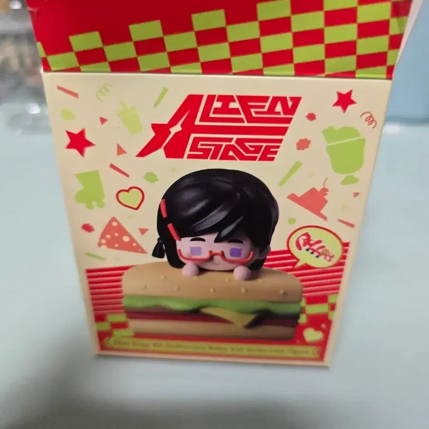 [BUNJANG] Alien Stage A-Stage 4th Anniversary Roller Star Sua Hamburger Figure / 에일리언 스테이지 에이스테 4주년 롤러스타 수아 햄버거 피규어