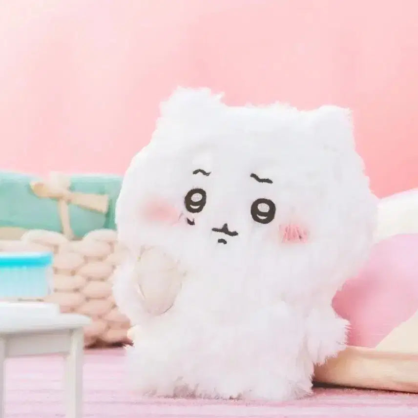 [BUNJANG] Chikawa Hachware Usagi Fluffy Plush Keychain Mascot / 털찐 치이카와 땀띠 하치와레 우사기 먼작귀 인형 키링 마스코트