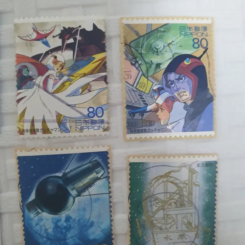 [BUNJANG] Eagle 5 Siblings Used Stamp Set (8 Types) / 독수리 5형제 사용한 우표 8종 세트
