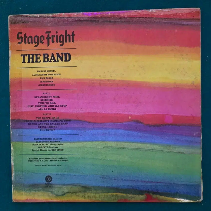 [BUNJANG] The Band Stage Fright LP Album / The Band - Stage Fright LP 앨범