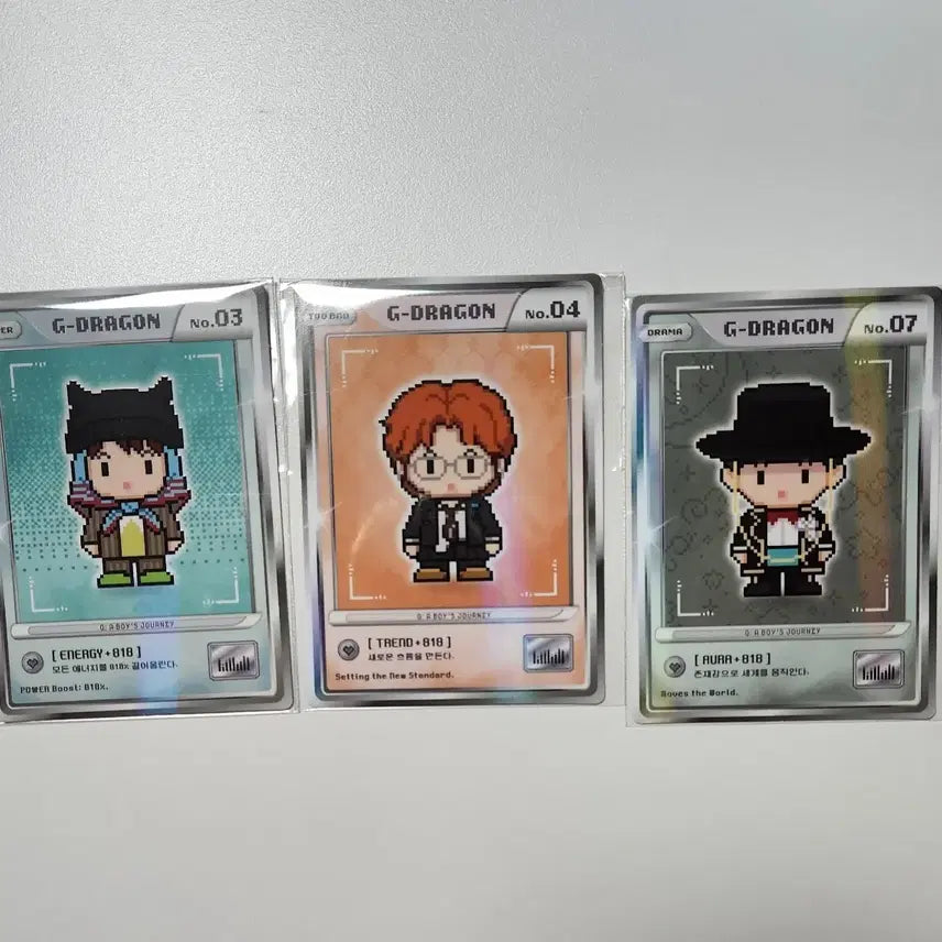 [BUNJANG] BIGBANG G-DRAGON FAM Popup Character Card Bundle Set / 하루배송)빅뱅 지드래곤 지디 FAM 팝업 캐릭터카드 단체 파워 투배드 드라마