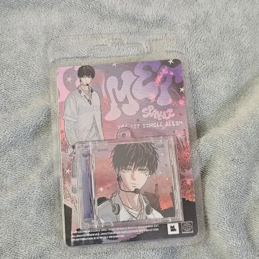 [BUNJANG] RIIZE Resin Sparkles NFC Mini CD Keyring / 알투알 레진 스파클즈 NFC 미니 CD 키링