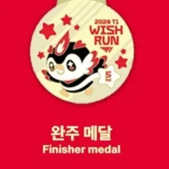 [BUNJANG] T1 Marathon Completion Medal / 티원 T1 위시런 마라톤 완주메달
