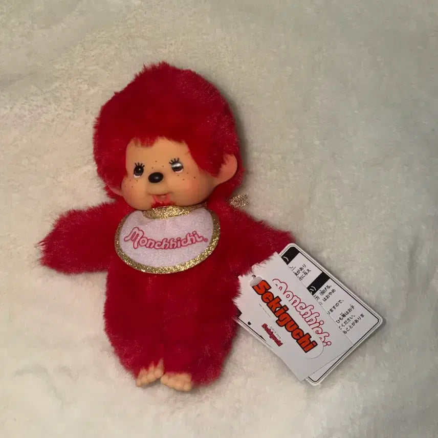 [BUNJANG] Monchhichi Red Plush Doll / 레드 몬치치