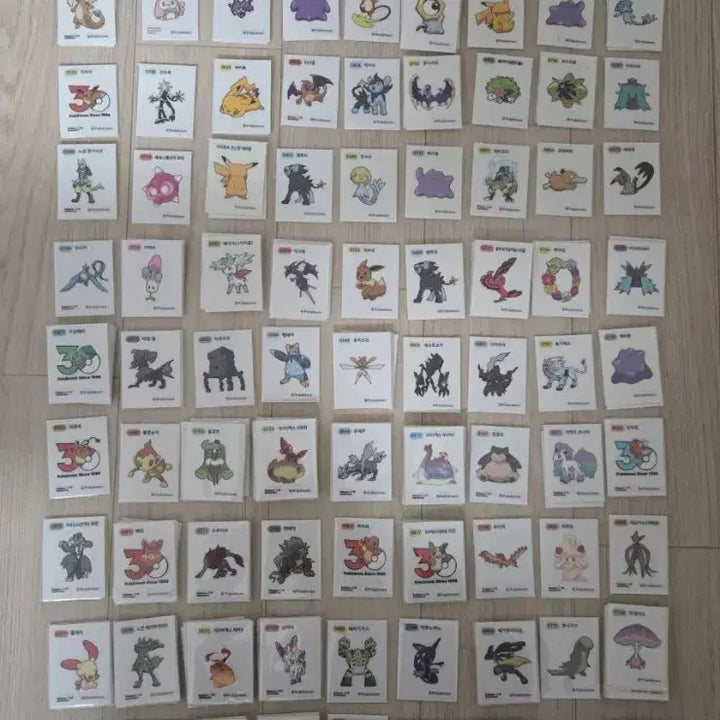 [BUNJANG] Pokemon Sticker Artwork / 포켓몬 띠부씰 아트워크 등 판매