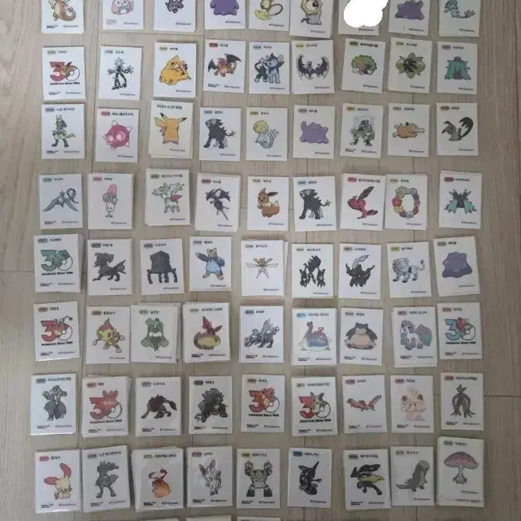 [BUNJANG] Pokemon Sticker Artwork / 포켓몬 띠부씰 아트워크 등 판매