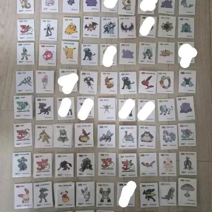 [BUNJANG] Pokemon Sticker Artwork / 포켓몬 띠부씰 아트워크 등 판매