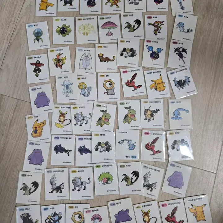 [BUNJANG] Pokemon Sticker Artwork / 포켓몬 띠부씰 아트워크 등 판매