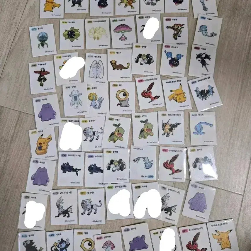 [BUNJANG] Pokemon Sticker Artwork / 포켓몬 띠부씰 아트워크 등 판매