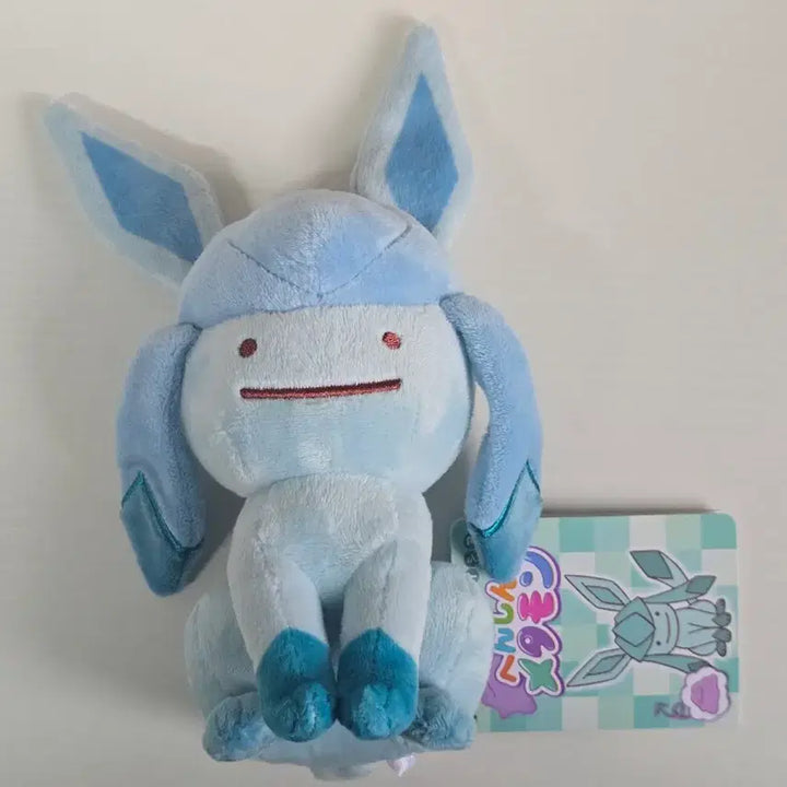 [BUNJANG] Pokemon Metamon Transformation Glaceon Plush Toy / 포켓몬스터 변신 메타몽 무릉도원 글레이시아 인형