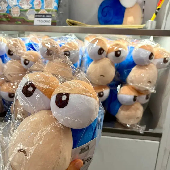 [BUNJANG] MapleStory Blue Snail Plush Pen Holder / 롯데월드 메이플스토리 인형펜꽂이(파란 달팽이)