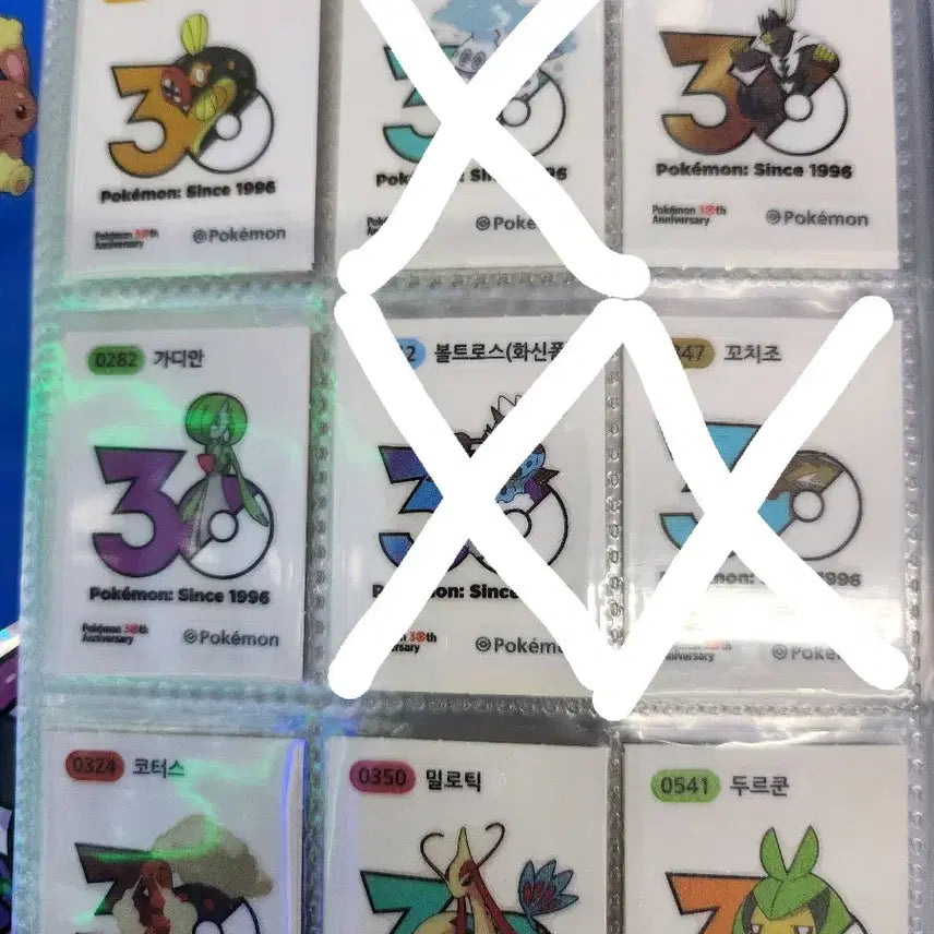 [BUNJANG] Pokemon 30th Anniversary Stickers / 포켓몬 30주년 띠부씰