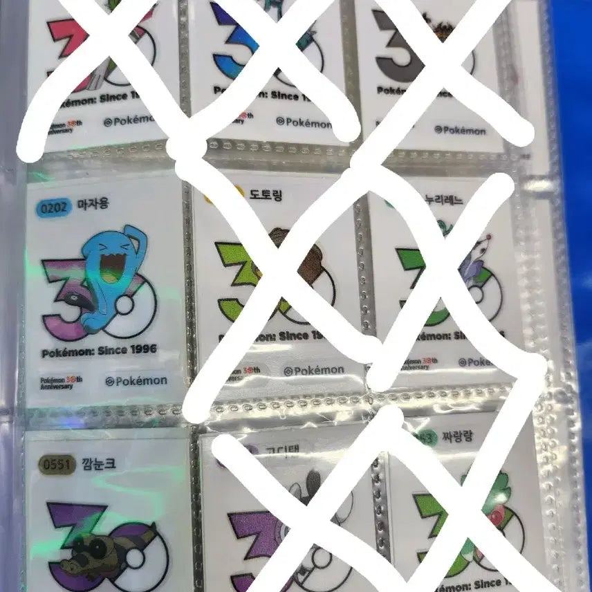 [BUNJANG] Pokemon 30th Anniversary Stickers / 포켓몬 30주년 띠부씰