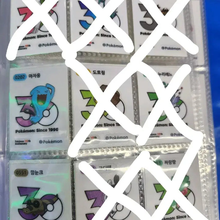 [BUNJANG] Pokemon 30th Anniversary Stickers / 포켓몬 30주년 띠부씰