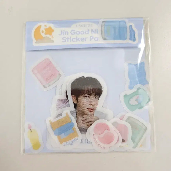 [BUNJANG] LANEIGE x Jin Good Night Sticker Pack / 미개봉새상품) 라네즈 BTS 진 굿나잇 스티커팩