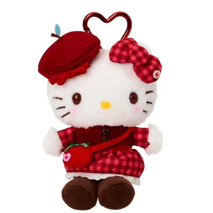 [BUNJANG] Sanrio Autumn Apple Series Hello Kitty Mascot Keychain / 산리오 가을 사과 시리즈 헬로키티 마스코트 키링