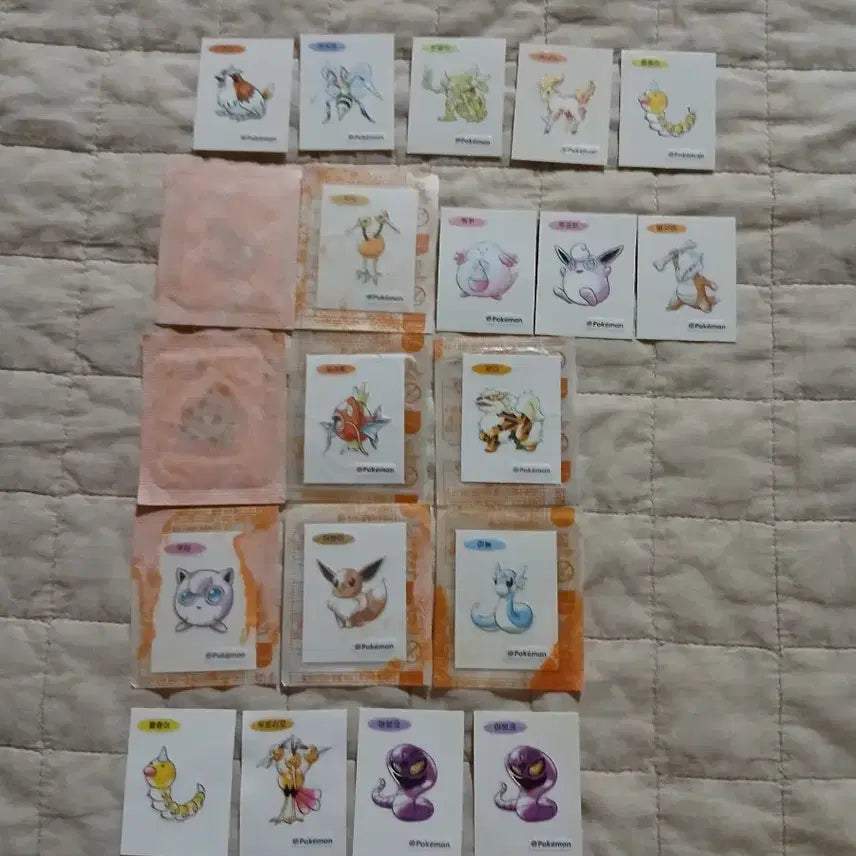 [BUNJANG] Pokemon Sticker Artwork 30th Anniversary Sticker / 포켓몬띠부씰 1개 선택 아트웍 띠부씰 30주년띠부씰