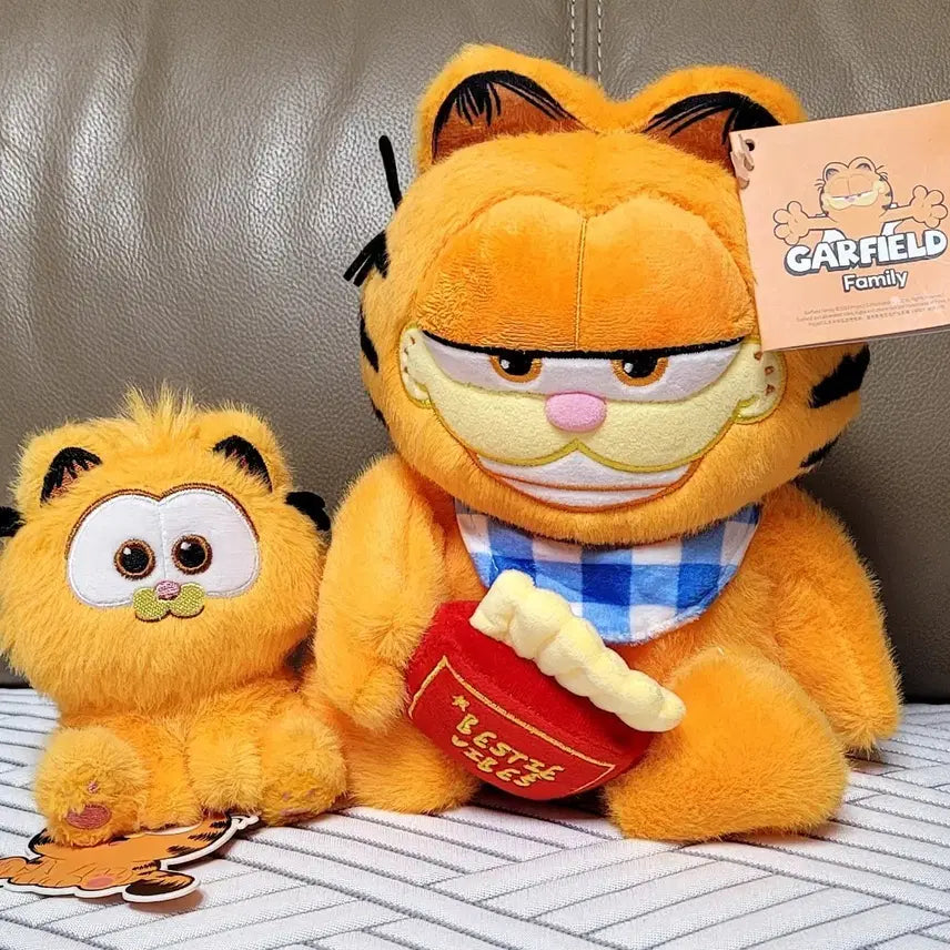 [BUNJANG] Garfield Family Doll Set (New) / 가필드 패밀리 인형 세트(새상품