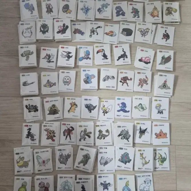 [BUNJANG] Pokemon Stickers Bundle Set / 포켓몬 띠부씰 판매