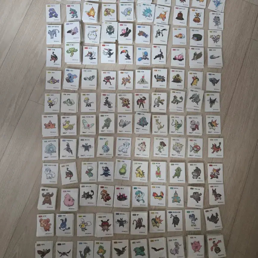 [BUNJANG] Pokemon Stickers Bundle Set / 포켓몬 띠부씰 판매