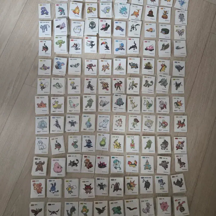 [BUNJANG] Pokemon Stickers Bundle Set / 포켓몬 띠부씰 판매