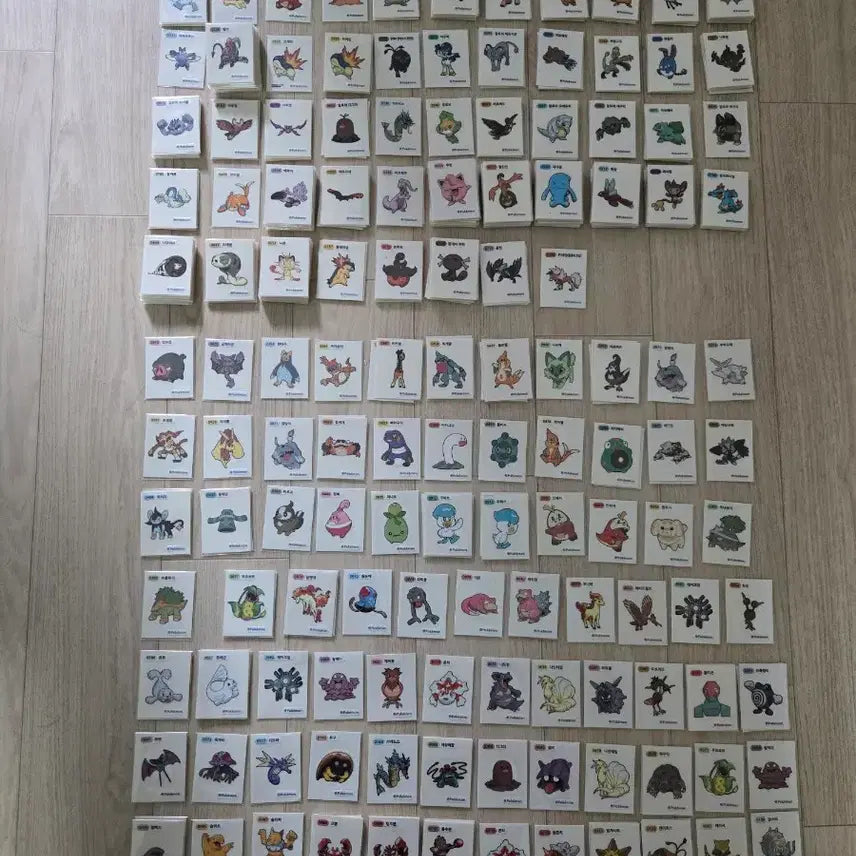 [BUNJANG] Pokemon Stickers Bundle Set / 포켓몬 띠부씰 판매