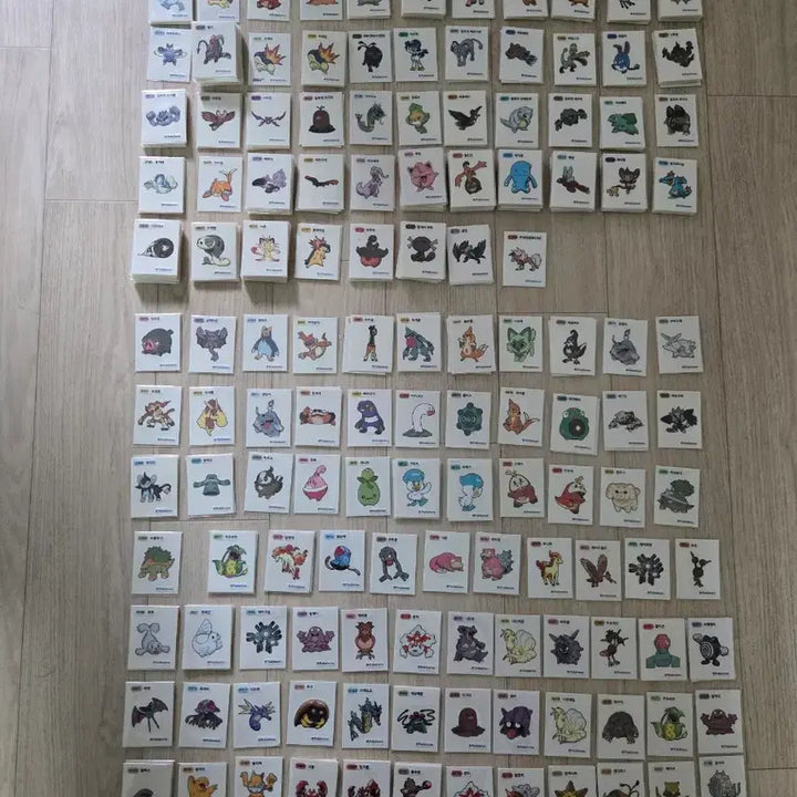 [BUNJANG] Pokemon Stickers Bundle Set / 포켓몬 띠부씰 판매