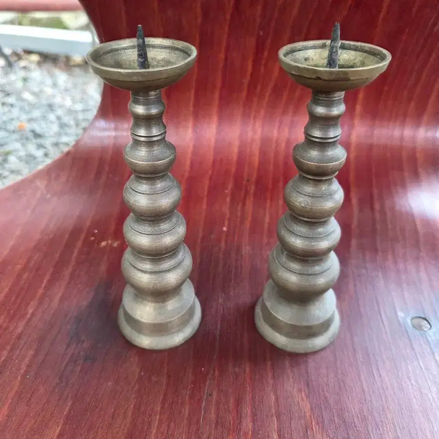[BUNJANG] Antique Candlesticks (Pair) / 쌍동 촛대