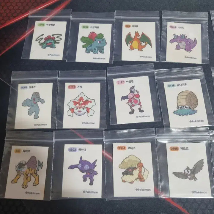 [BUNJANG] Pokemon Stickers Bundle Set / 포켓몬 띠부실 개당,일괄 판매