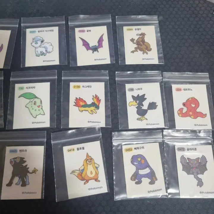 [BUNJANG] Pokemon Stickers Bundle Set / 포켓몬 띠부실 개당,일괄 판매
