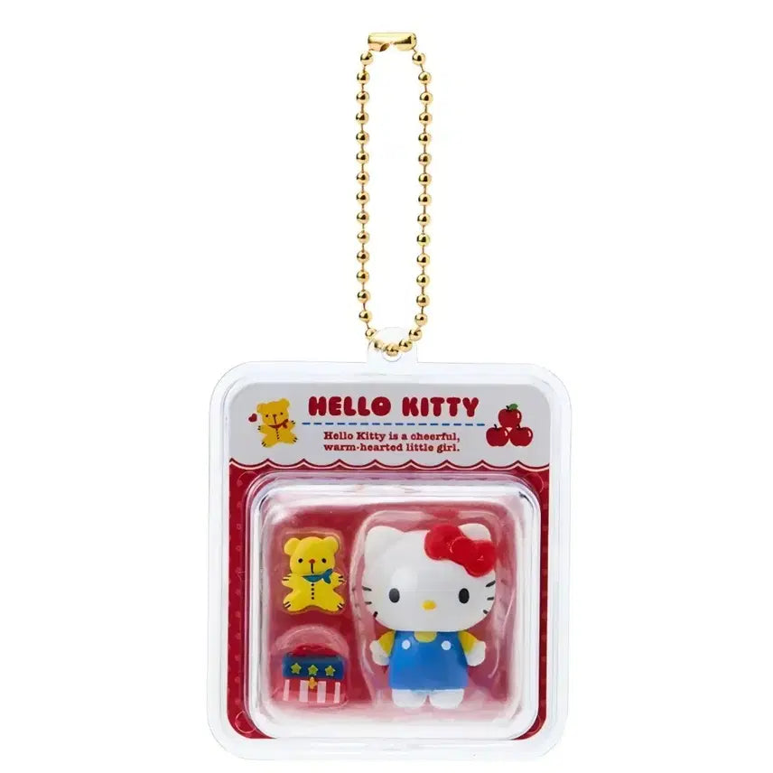 [BUNJANG] Sanrio Miniature Package Toy Charm Keychain Red Hello Kitty / 산리오 미니어처 패키지 토이 참 키링 레드 헬로키티