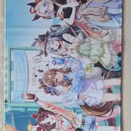 [BUNJANG] Uma Musume Anime Plus Collaboration Cafe Desk Mat (Sealed) / 우마무스메 애니플러스 콜라보 카페 장패드미개봉 판매합니다