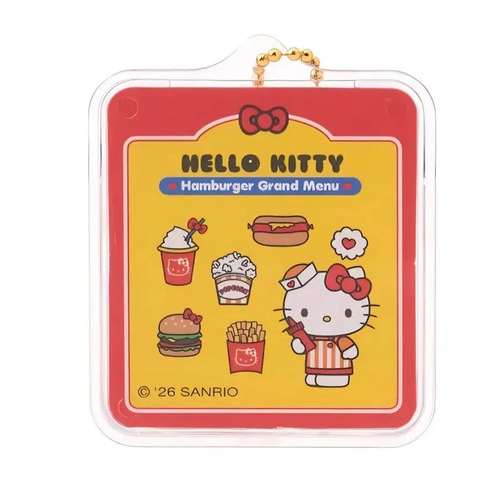 [BUNJANG] Sanrio Miniature Package Toy Charm Keychain Hamburger Hello Kitty / 산리오 미니어처 패키지 토이 참 키링 햄버거 헬로키티