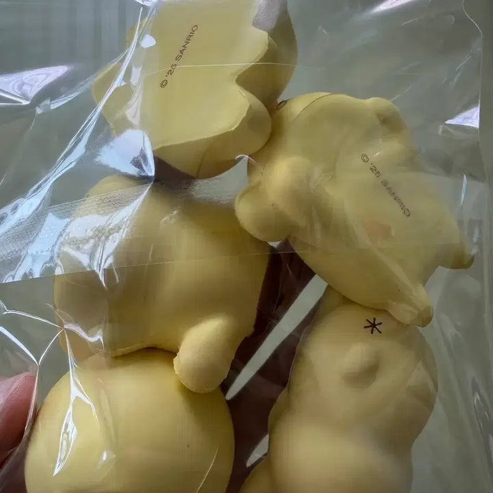 [BUNJANG] Sanrio Pompompurin 25th Anniversary Squishy Bundle Set / 폼폼푸린25년도 말랑이 랜덤깡5개 일괄처분